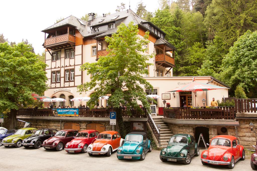 Pension Schrammsteinbaude Бад-Шандау Экстерьер фото